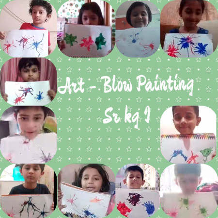 Blow Painting Activity