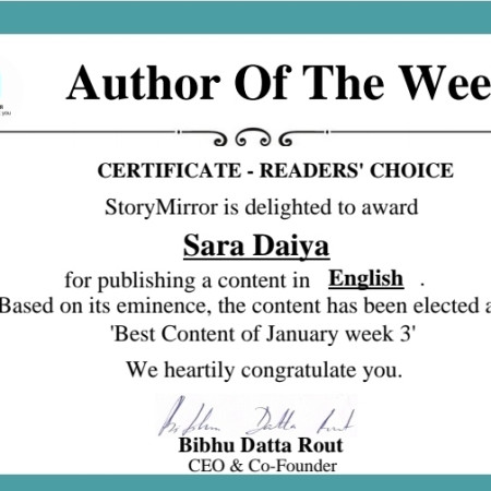 Author Of The Week